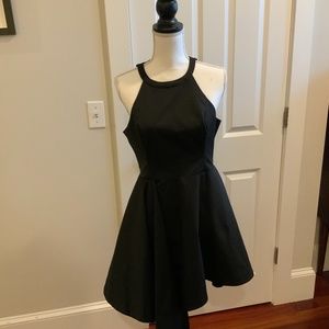 Black a-line cocktail dress